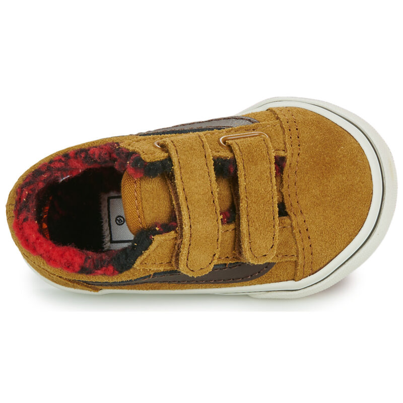 Vans TD Old Skool V Marrone Sneakers Bambino - 6
