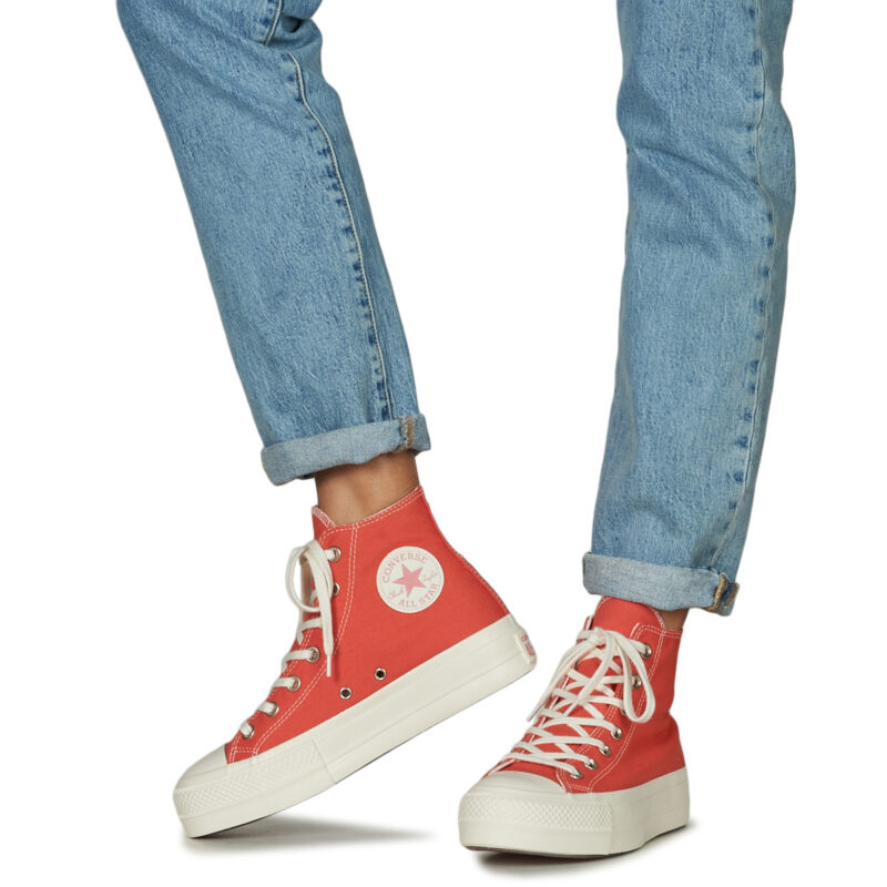 Converse CHUCK TAYLOR ALL STAR LIFT Pink - Women's high sneakers - 8