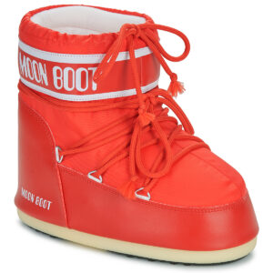 Moon Boot MB ICON LOW NYLON Rosso - Scarpe da neve Donna
