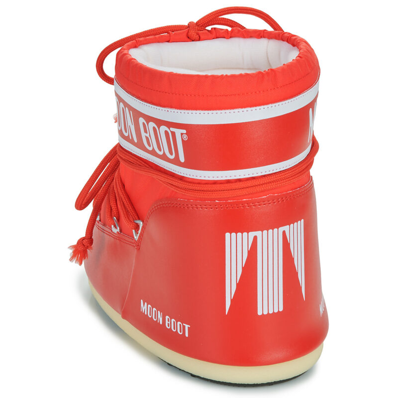 Moon Boot MB ICON LOW NYLON Rosso - Scarpe da neve Donna - 5