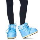 Moon Boot  MB ICON LOW NYLON  Blu -  Scarpe da neve Donna - 8