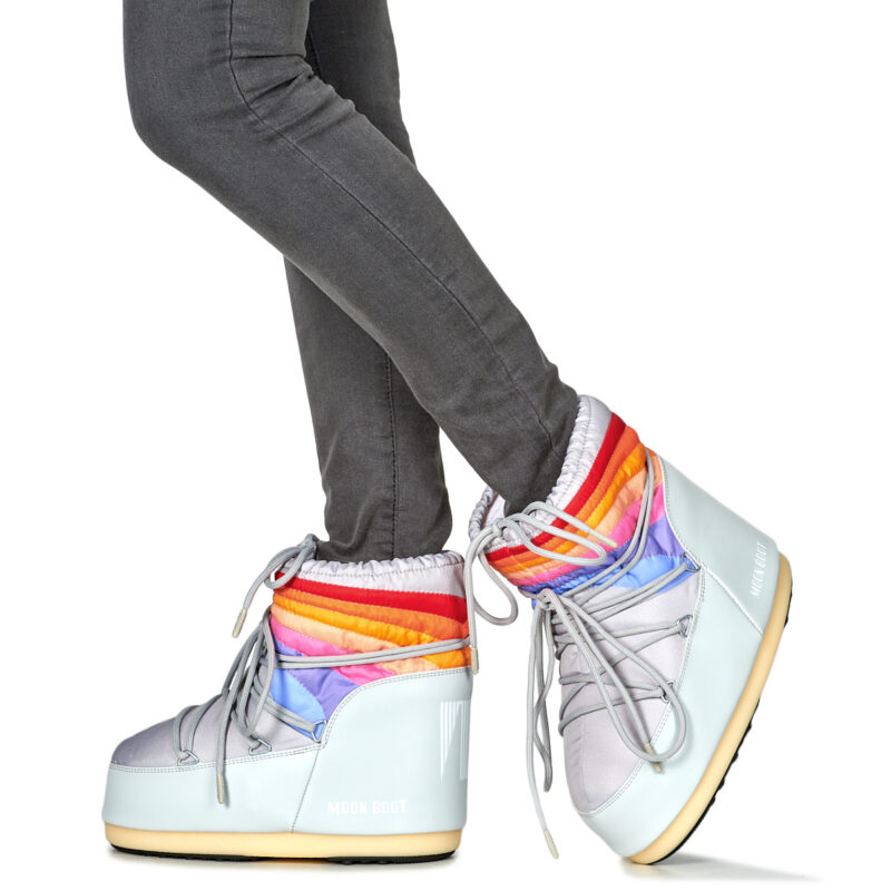 Moon Boot MB ICON LOW RAINBOW Multicolore - Women's snow boots - 8