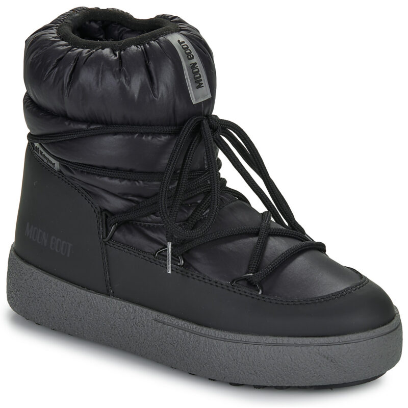 Moon Boot MB LTRACK LOW NYLON WP Schwarz - Damen-Schneestiefel - 1