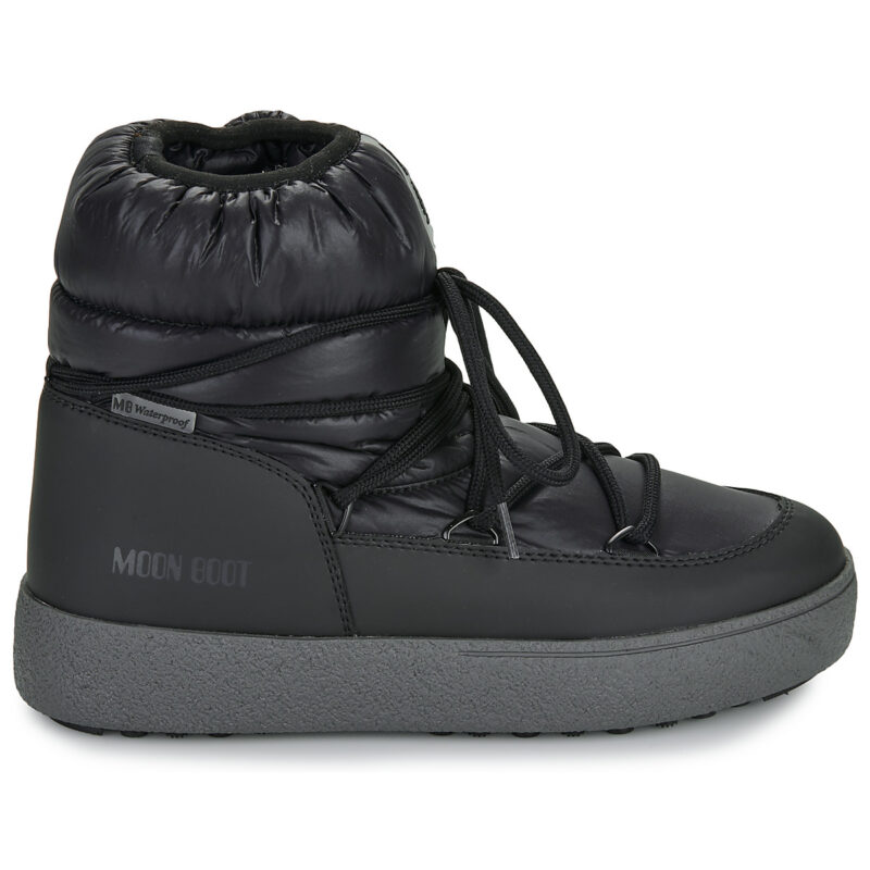 Moon Boot MB LTRACK LOW NYLON WP Schwarz - Damen-Schneestiefel - 2