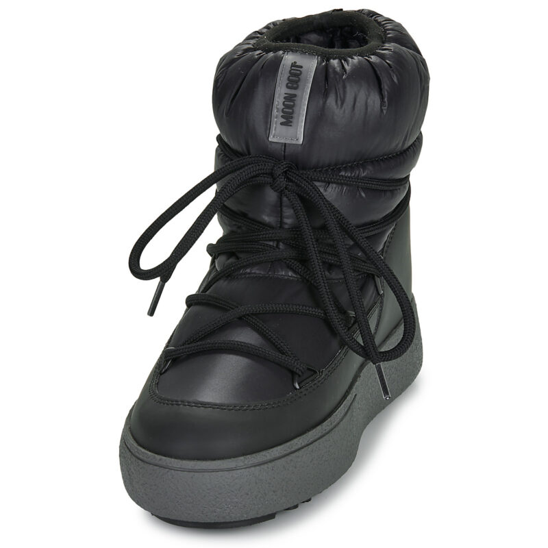 Moon Boot MB LTRACK LOW NYLON WP Schwarz - Damen-Schneestiefel - 3