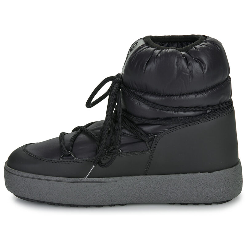 Moon Boot MB LTRACK LOW NYLON WP Schwarz - Damen-Schneestiefel - 4
