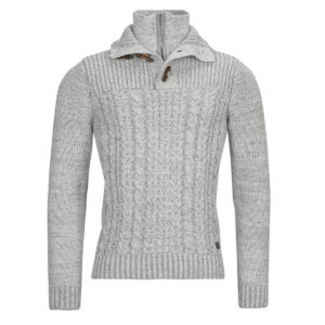 Maglione  Petrol Industries  MEN KNITWEAR COLLAR  Grigio -  Maglioni Uomo