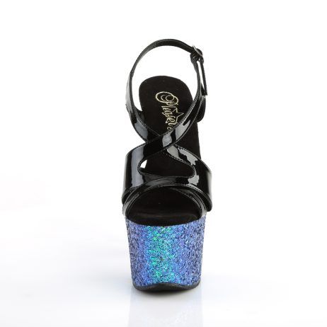 Pleaser SKY-330LG SKY330LG/B/BLG Sandali Slingback  Tacco Altissimo 17 Plateau 7.0 Nero SKY330LG/B/BLG