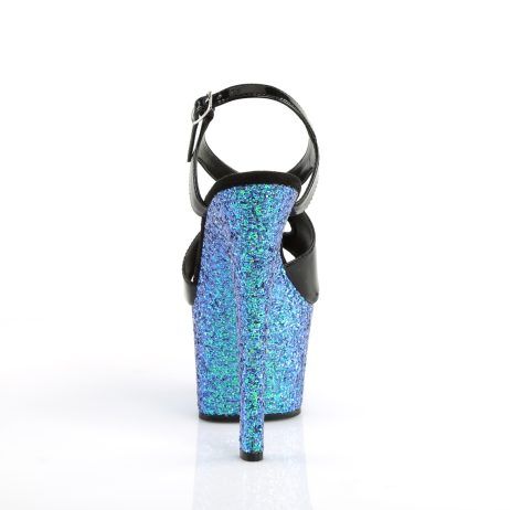Pleaser SKY-330LG SKY330LG/B/BLG Sandali Slingback  Tacco Altissimo 17 Plateau 7.0 Nero SKY330LG/B/BLG