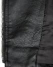 Giacca in pelle Only ONLVERA FAUX LEATHER WAISTCOAT Nero - Giacche in pelle Donna - 6