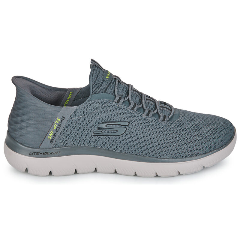 Baskets Skechers SUMMITS SLIP-INS grises pour homme - Pointure 4
