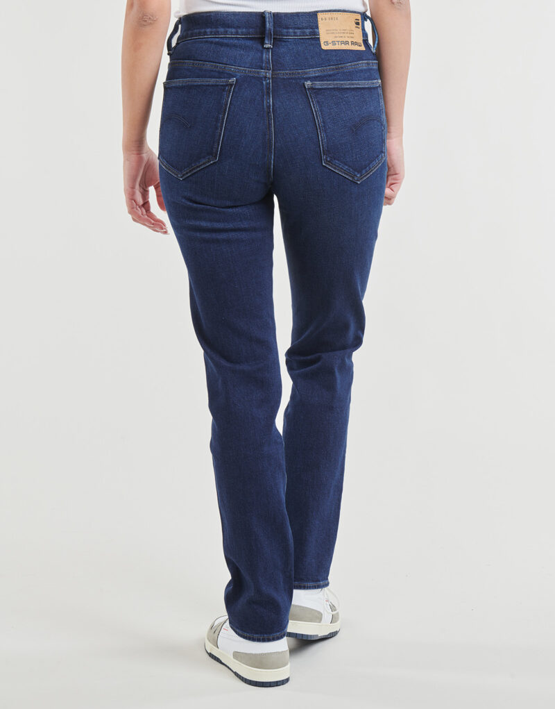 Jeans G-Star Raw ACE 2.0 SLIM STRAIGHT WMN Bleu Jeans Femme - 4