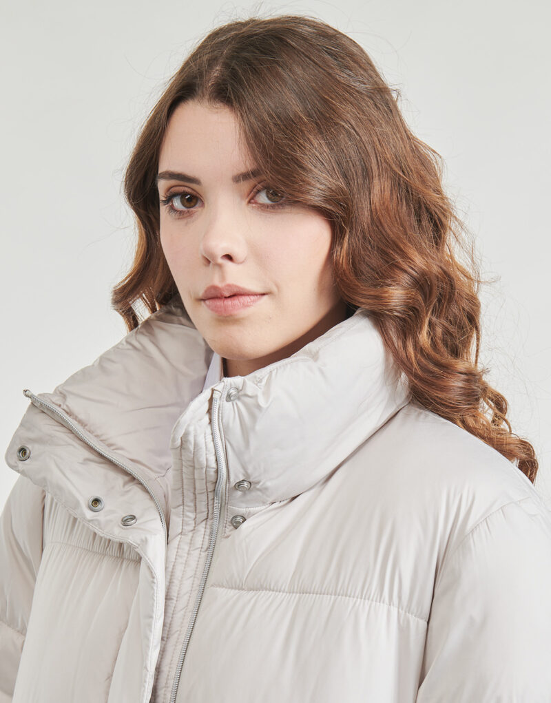 Piumino Esprit Long Cosy Puffer Coat Beige - Piumini Donna - 5