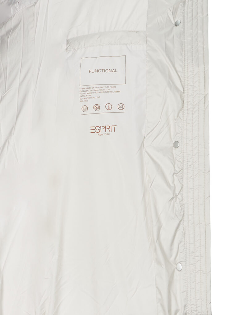 Piumino Esprit Long Cosy Puffer Coat Beige - Piumini Donna - 6