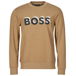 Felpe  BOSS  Soleri 07  Beige -  Felpe Abbigliamento Uomo