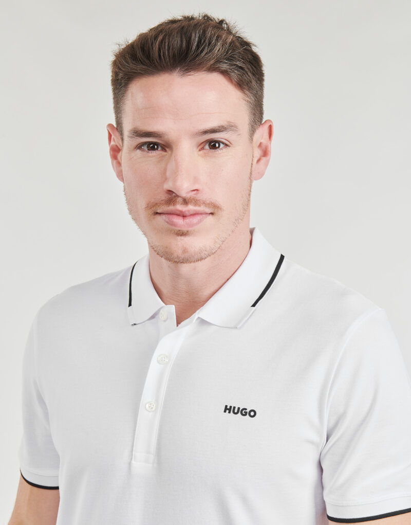 Polo shirt HUGO Dinoso222 Bianco Polo Uomo - 5
