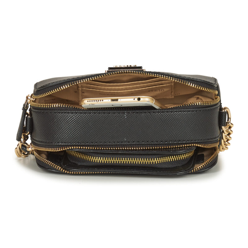 Guess NOELLE CROSSBODY CAMERA Nero Borsa a tracolla Donna - 5