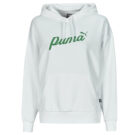 Felpe con cappuccio  Puma  ESS+ BLOSSOM SCRIPT HOODIE TR  Bianco -  Felpe con cappuccio Abbigliamento Donna - 1