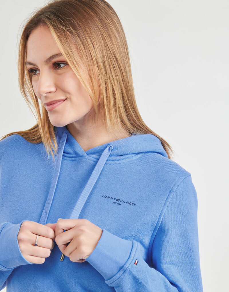 Felpe con cappuccio Tommy Hilfiger 1985 RLX MINI CORP LOGOHOODIE Blu Felpe con cappuccio Donna - 5