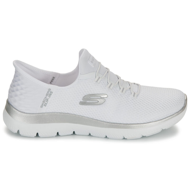 Skechers SUMMITS Wei&szlig;e Low Sneakers f&uuml;r Damen - Gr&ouml;&szlig;e 2