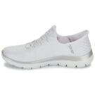 Skechers SUMMITS Wei&szlig;e Low Sneakers f&uuml;r Damen - Gr&ouml;&szlig;e 4