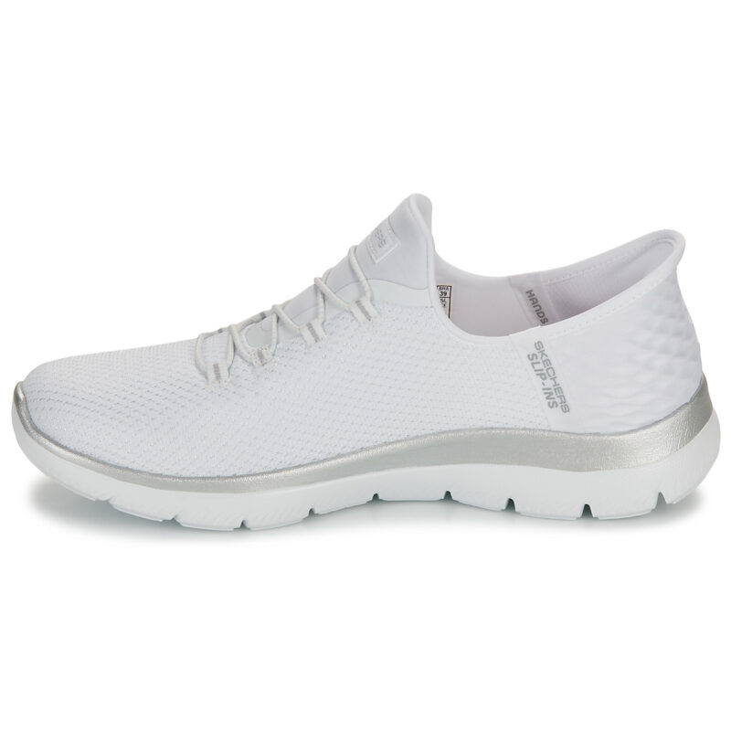 Skechers SUMMITS Wei&szlig;e Low Sneakers f&uuml;r Damen - Gr&ouml;&szlig;e 4