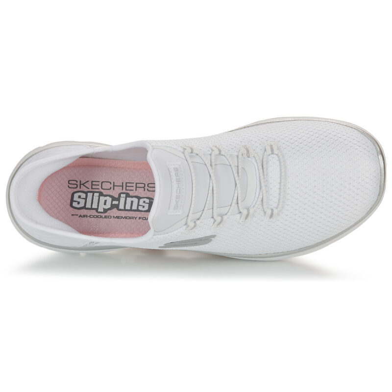 Skechers SUMMITS Wei&szlig;e Low Sneakers f&uuml;r Damen - Gr&ouml;&szlig;e 6