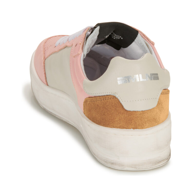 Meline PAD571-P9537 Bianco Sneakers basse Donna - 5