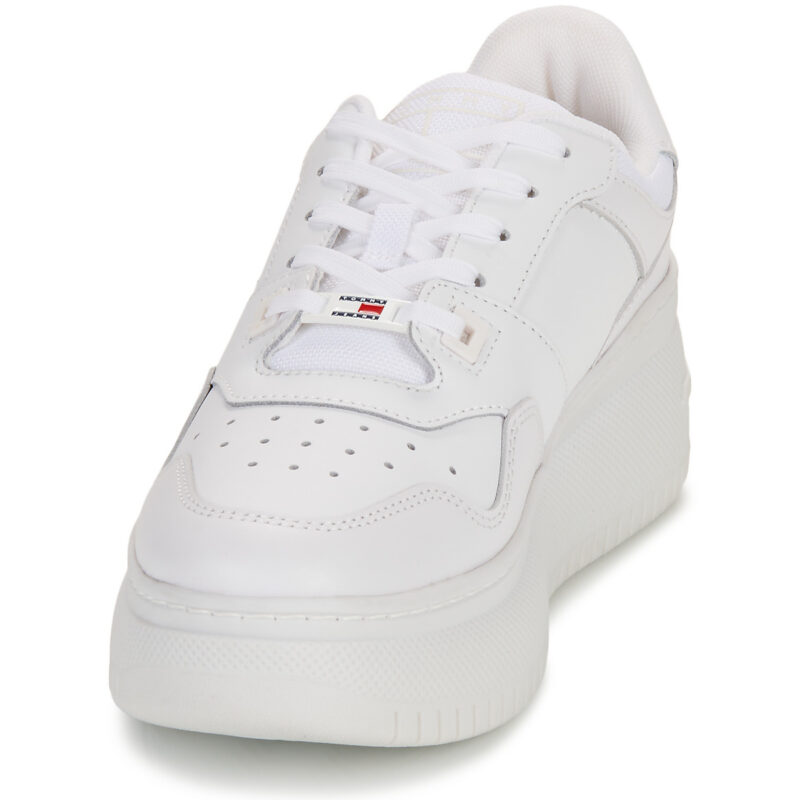 Tommy Jeans TJW RETRO BASKET FLATFORM ESS Wei&szlig; Damen Sneaker - 3