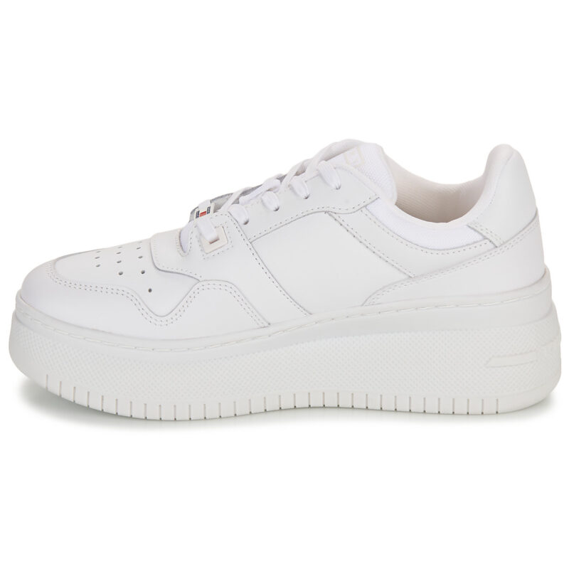 Tommy Jeans TJW RETRO BASKET FLATFORM ESS Wei&szlig; Damen Sneaker - 4