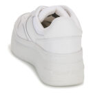 Tommy Jeans TJW RETRO BASKET FLATFORM ESS Wei&szlig; Damen Sneaker - 5