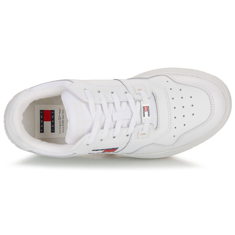 Tommy Jeans TJW RETRO BASKET FLATFORM ESS Wei&szlig; Damen Sneaker - 6