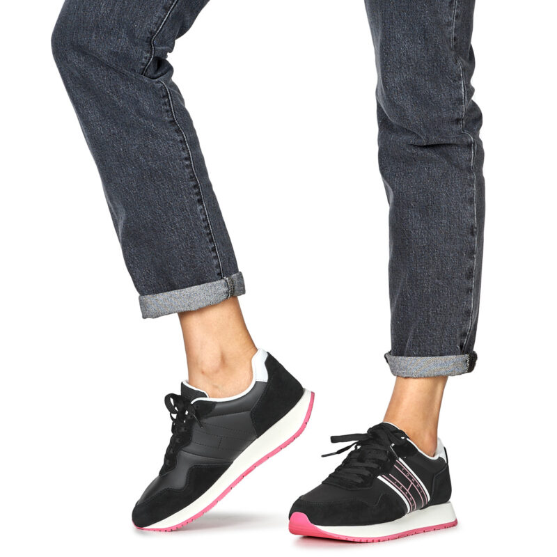 Tommy Jeans TJW EVA RUNNER MAT MIX ESS Black Low Sneakers Women - 8