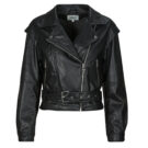 Giacca in pelle  Only  ONLRAVEN  Nero -   Giacche in pelle Donna - 1