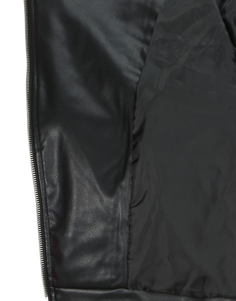 Giacca in pelle  Only  ONLRAVEN  Nero -   Giacche in pelle Donna - 6
