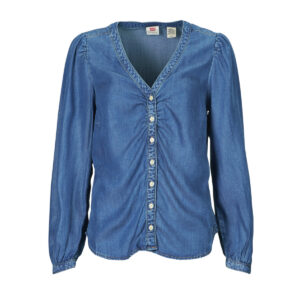 Camicia  Levis  ZENDA LS BLOUSE  Blu -  Camicie Donna