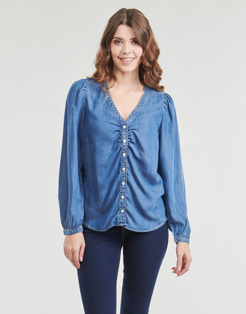 Camicia  Levis  ZENDA LS BLOUSE  Blu -  Camicie Donna - 2