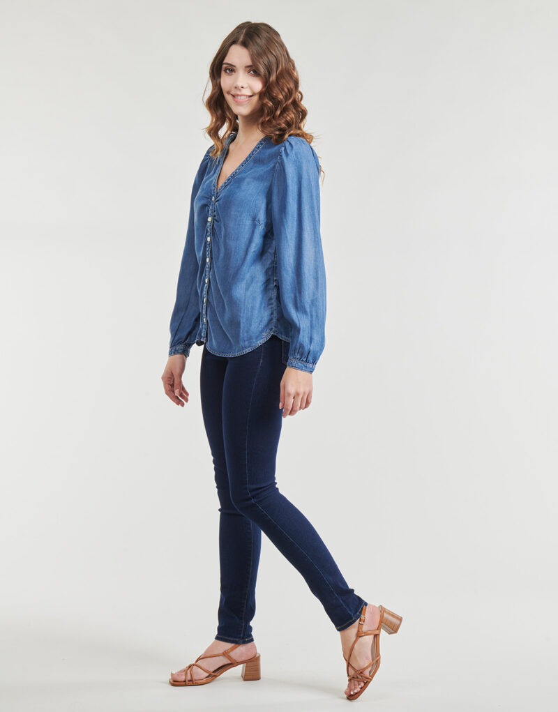 Camicia  Levis  ZENDA LS BLOUSE  Blu -  Camicie Donna - 3