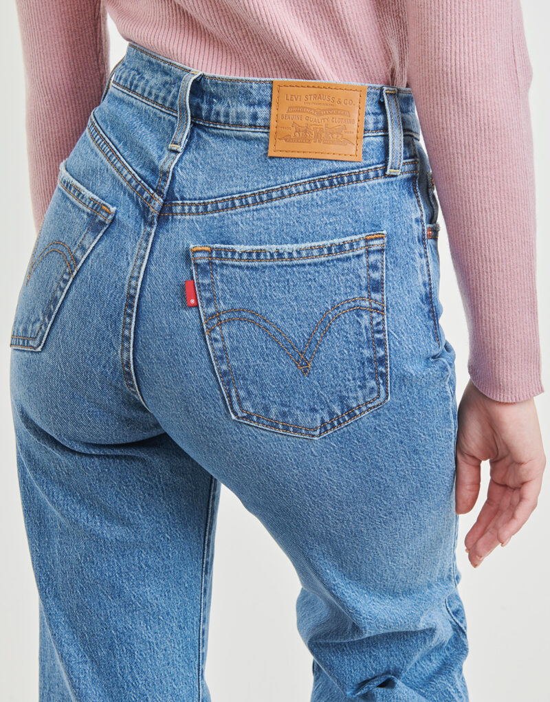 Jeans Flare  Levis  RIBCAGE BELLS  Blu -  Jeans Flare Donna - 5