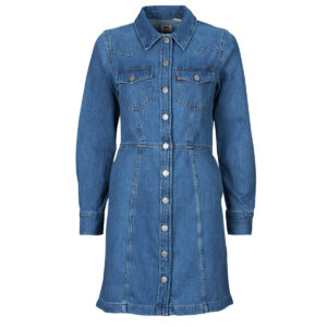 Abito corto  Levis  FLYNN WESTERN CORE DRESS  Blu -  Abiti corti Donna