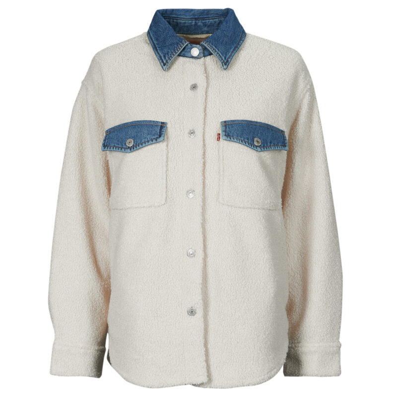 Giubbotto  Levis  NOLA SHACKET NOVELTY  Bianco -  Giubbotti Donna - 1