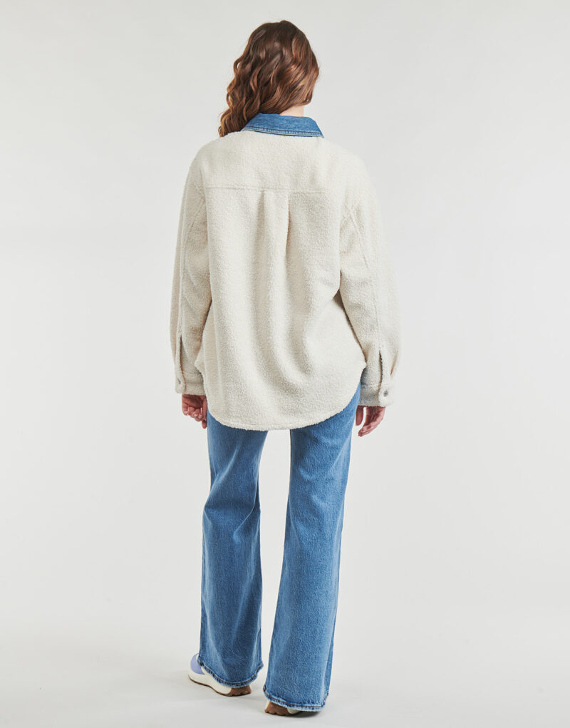 Giubbotto  Levis  NOLA SHACKET NOVELTY  Bianco -  Giubbotti Donna - 4