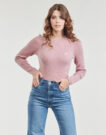 Sweatshirts Levis CREW RIB SWEATER Rosa Felpe Donna - 2