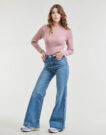 Sweatshirts Levis CREW RIB SWEATER Rosa Felpe Donna - 3