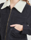 Giacca in jeans Levis T3 RETRO SHERPA TRUCKER Nero Giacche in jeans Donna - 5
