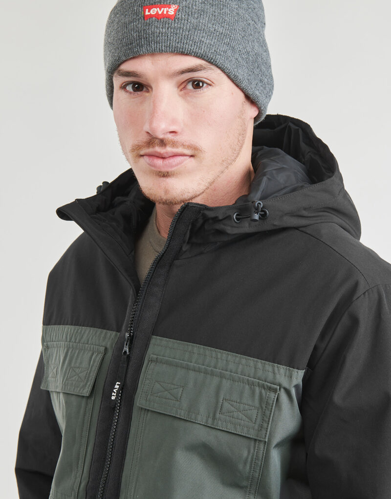 Giubbotto Levis TAMALPAIS HOODED JACKET Nero Giubbotti Uomo - 5