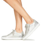 Geox  D BLOMIEE  Argento -  Sneakers basse Donna - 8