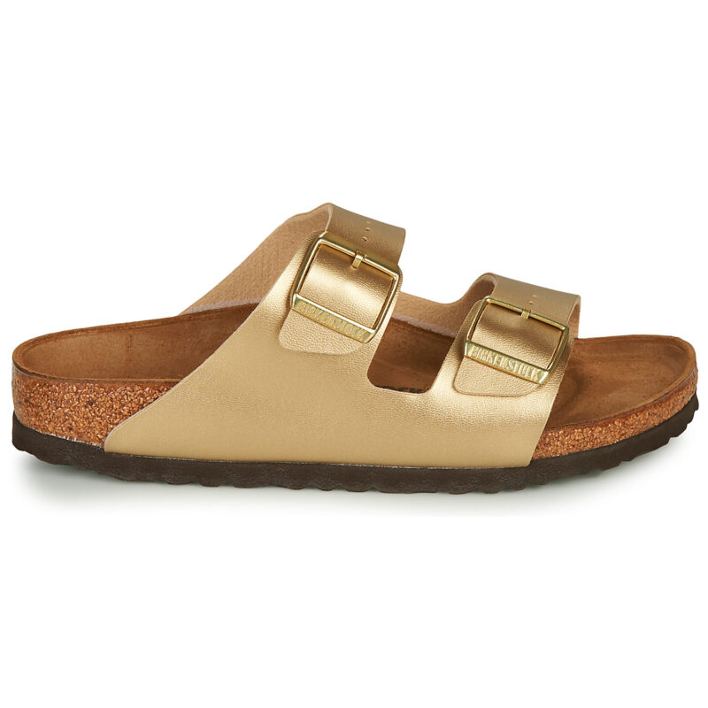 BIRKENSTOCK Arizona Birko-flor / Oro / Stretto Oro Ciabatta Donna - 2