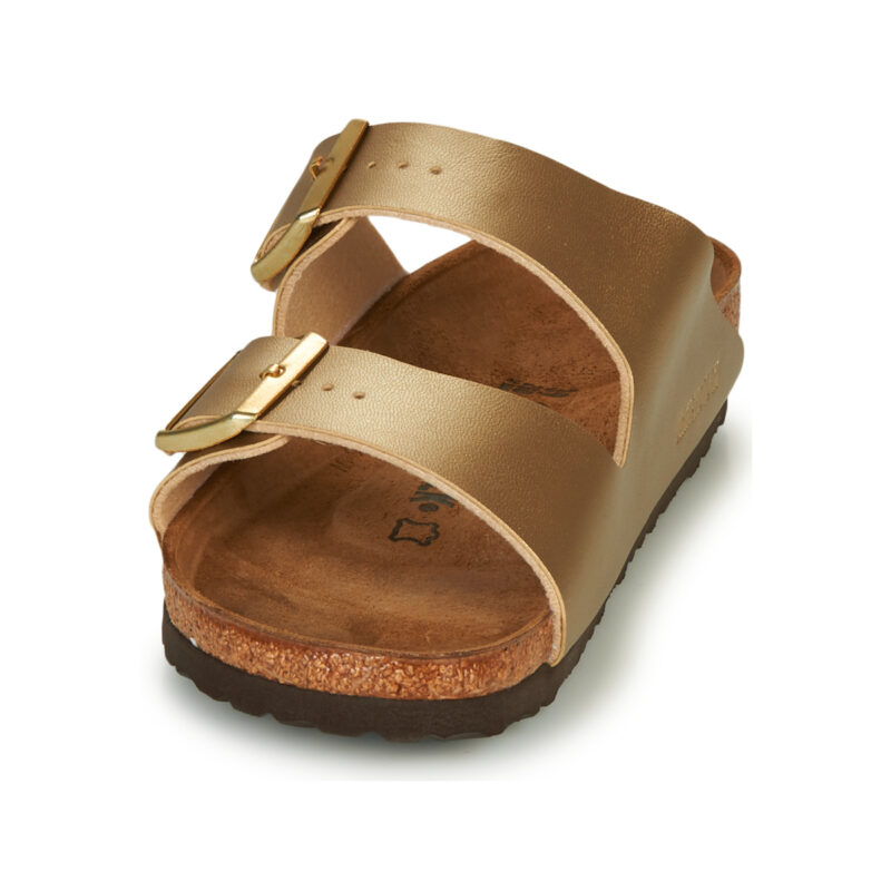 BIRKENSTOCK Arizona Birko-flor / Oro / Stretto Oro Ciabatta Donna - 3
