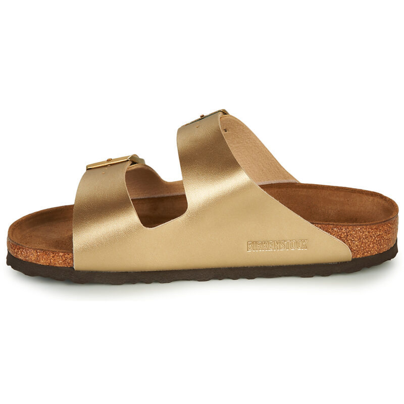 BIRKENSTOCK Arizona Birko-flor / Oro / Stretto Oro Ciabatta Donna - 4